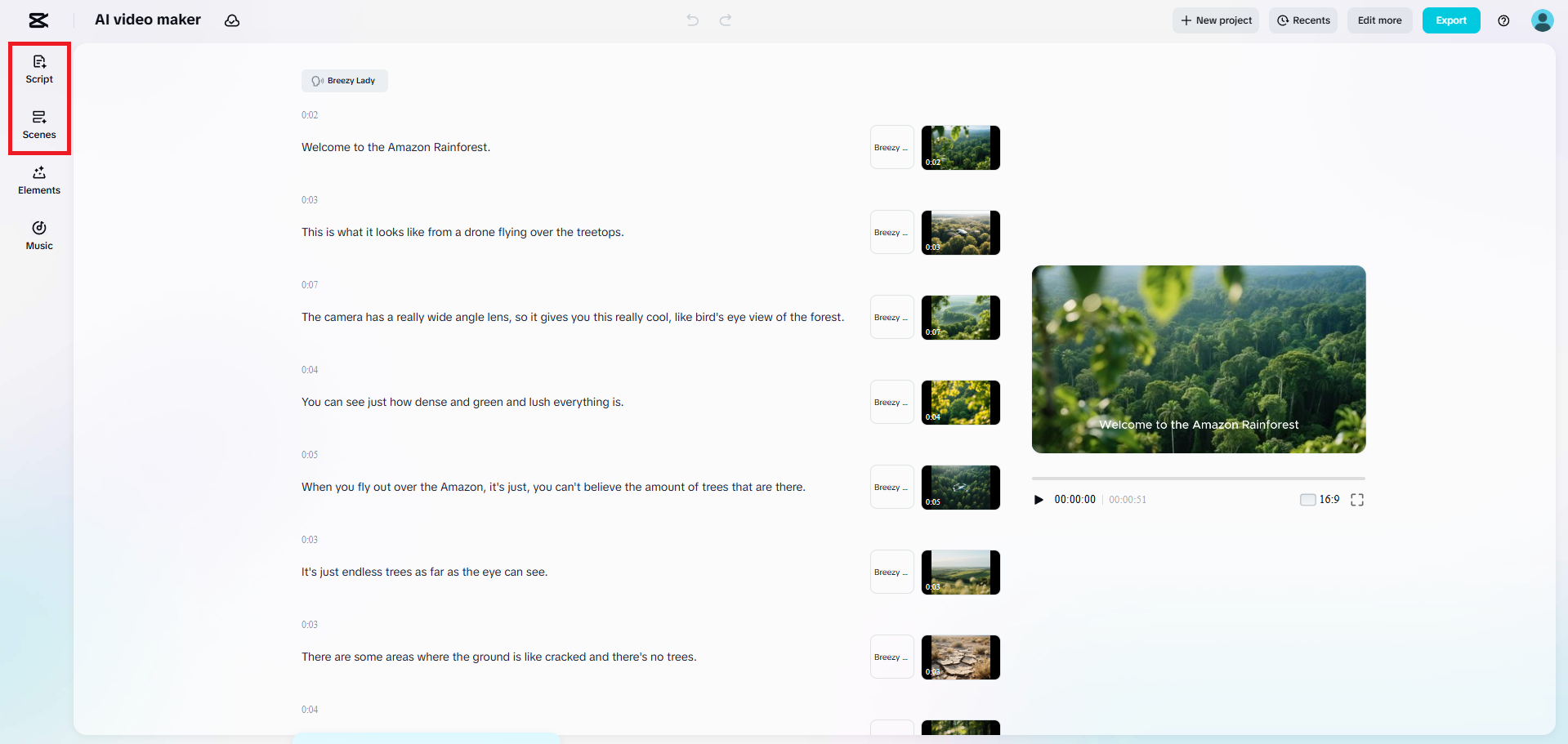 Refine your script and media