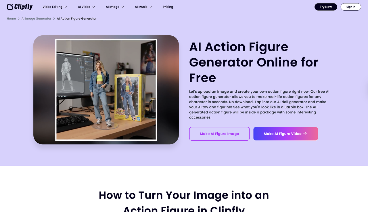 Clipfly interface