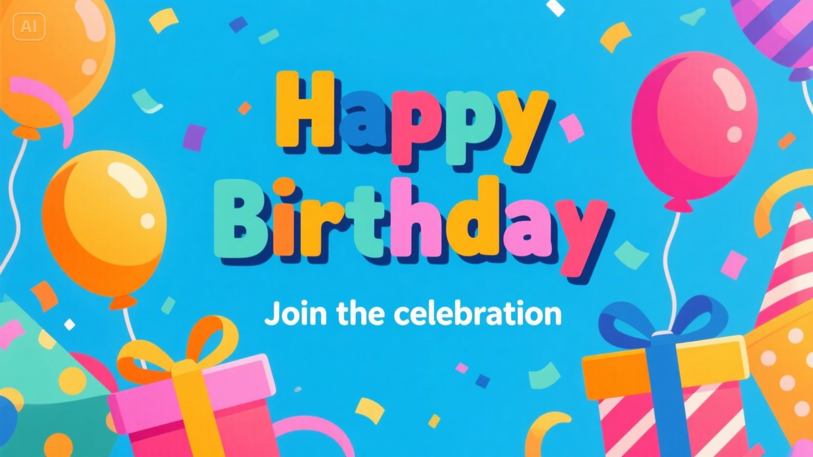 Birthday party posters