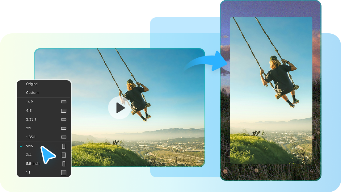  Manage video background formatting in CapCut