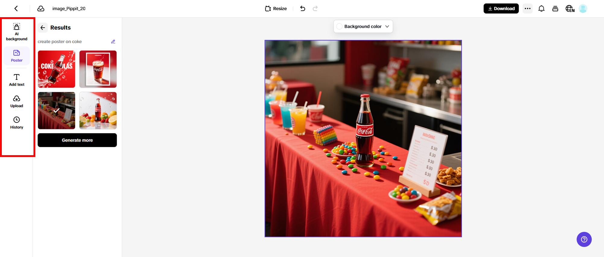 Customize your poster