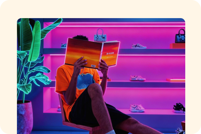 Creative tinted photo transformation