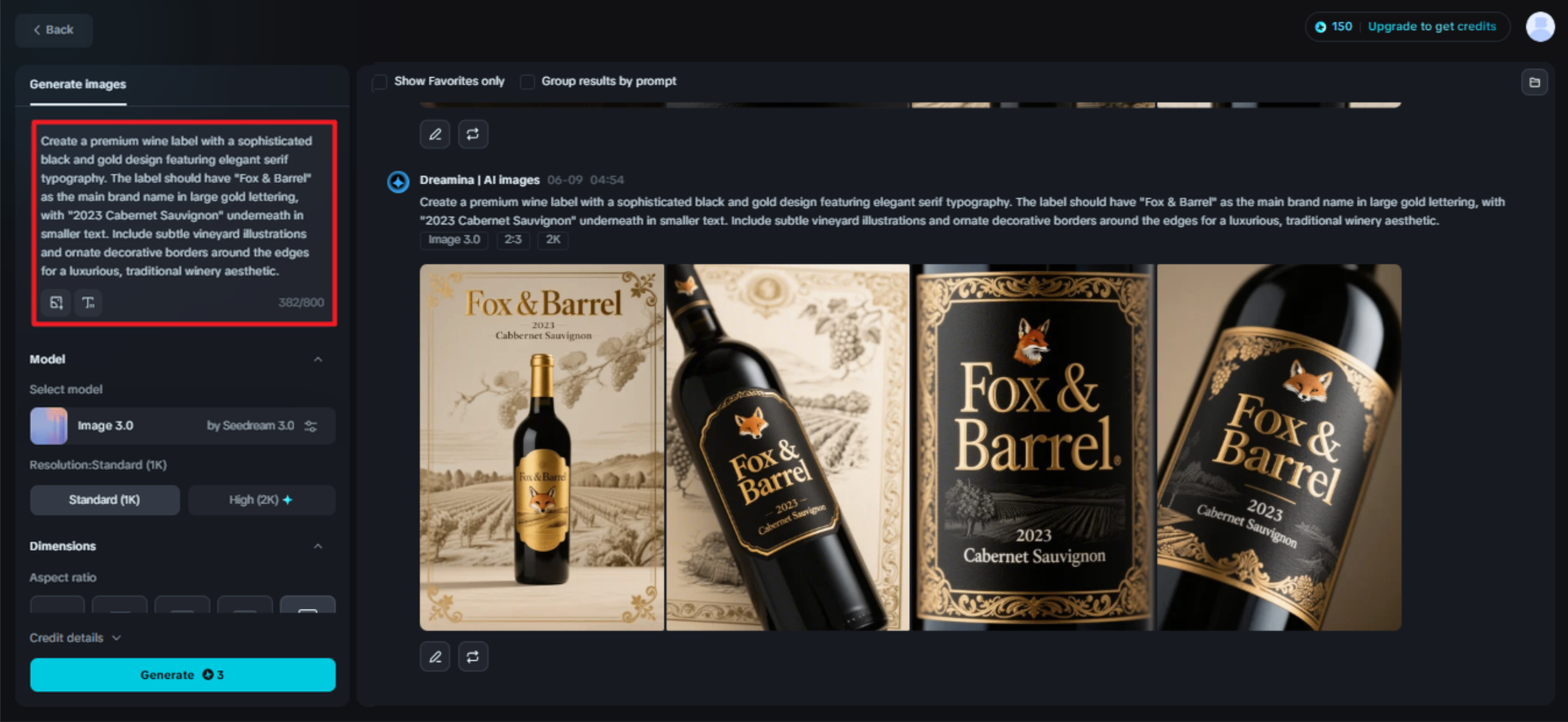 Free online wine label creator