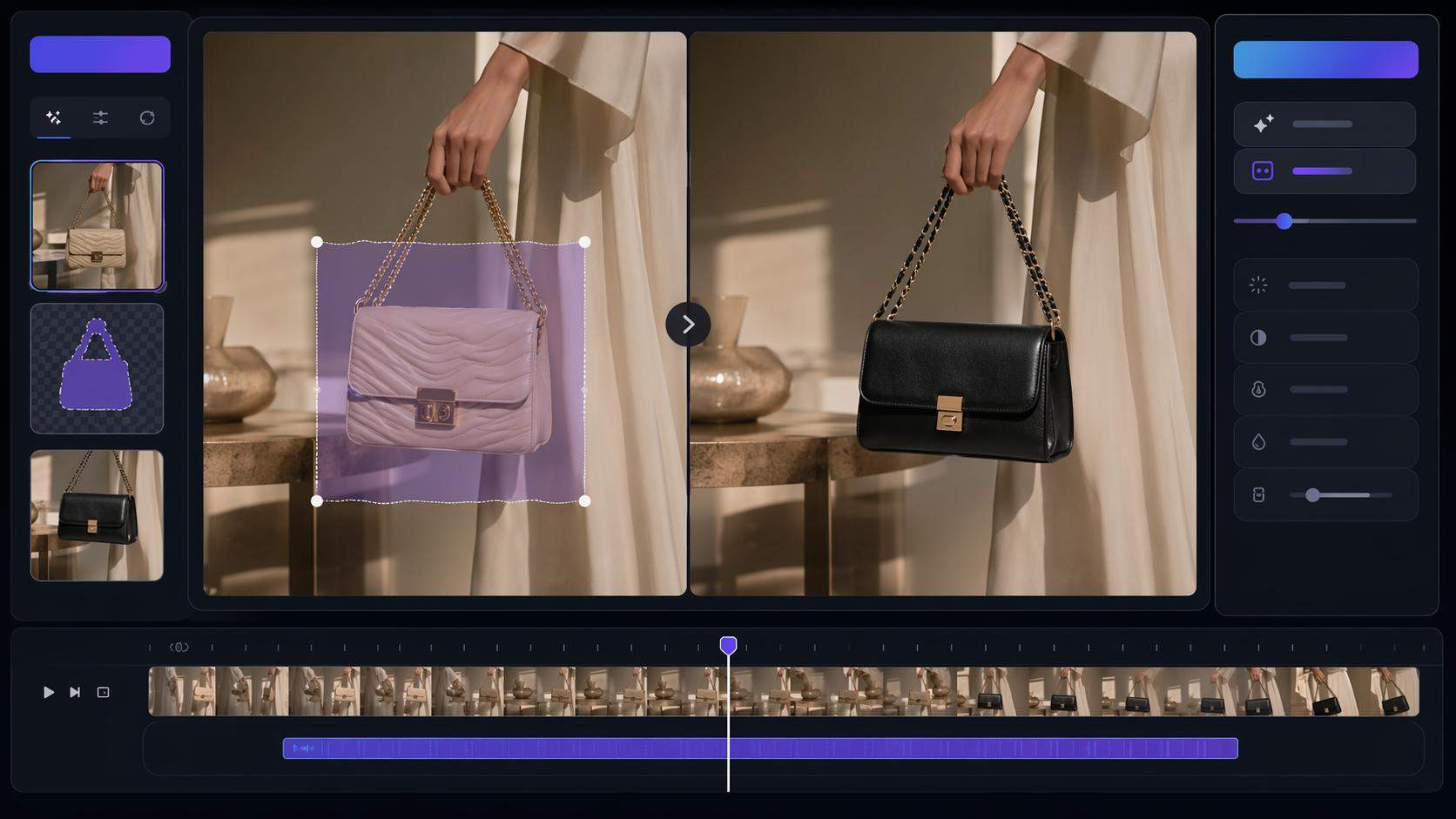 Replace Object in Video example 1