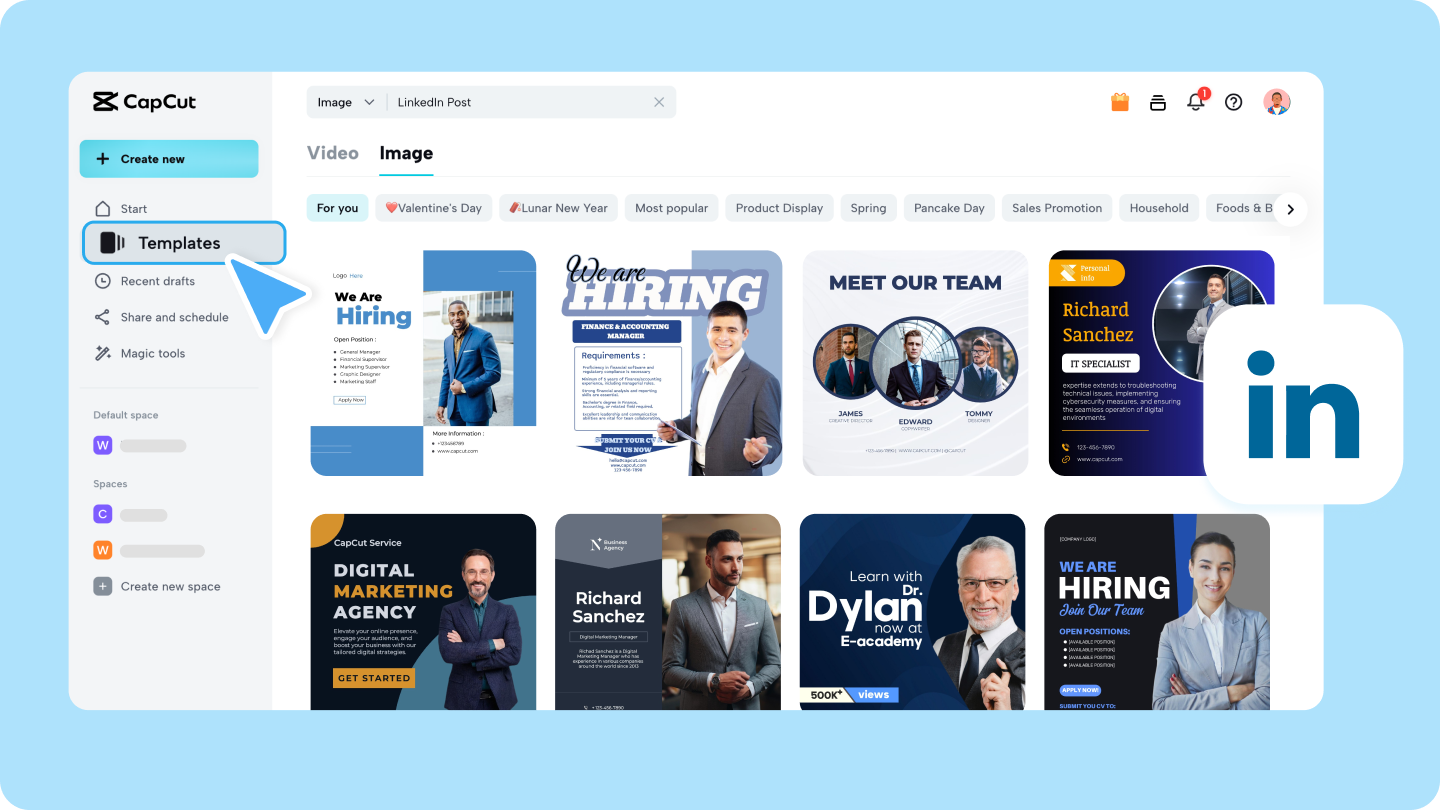AI Social Media Template For Freelancers