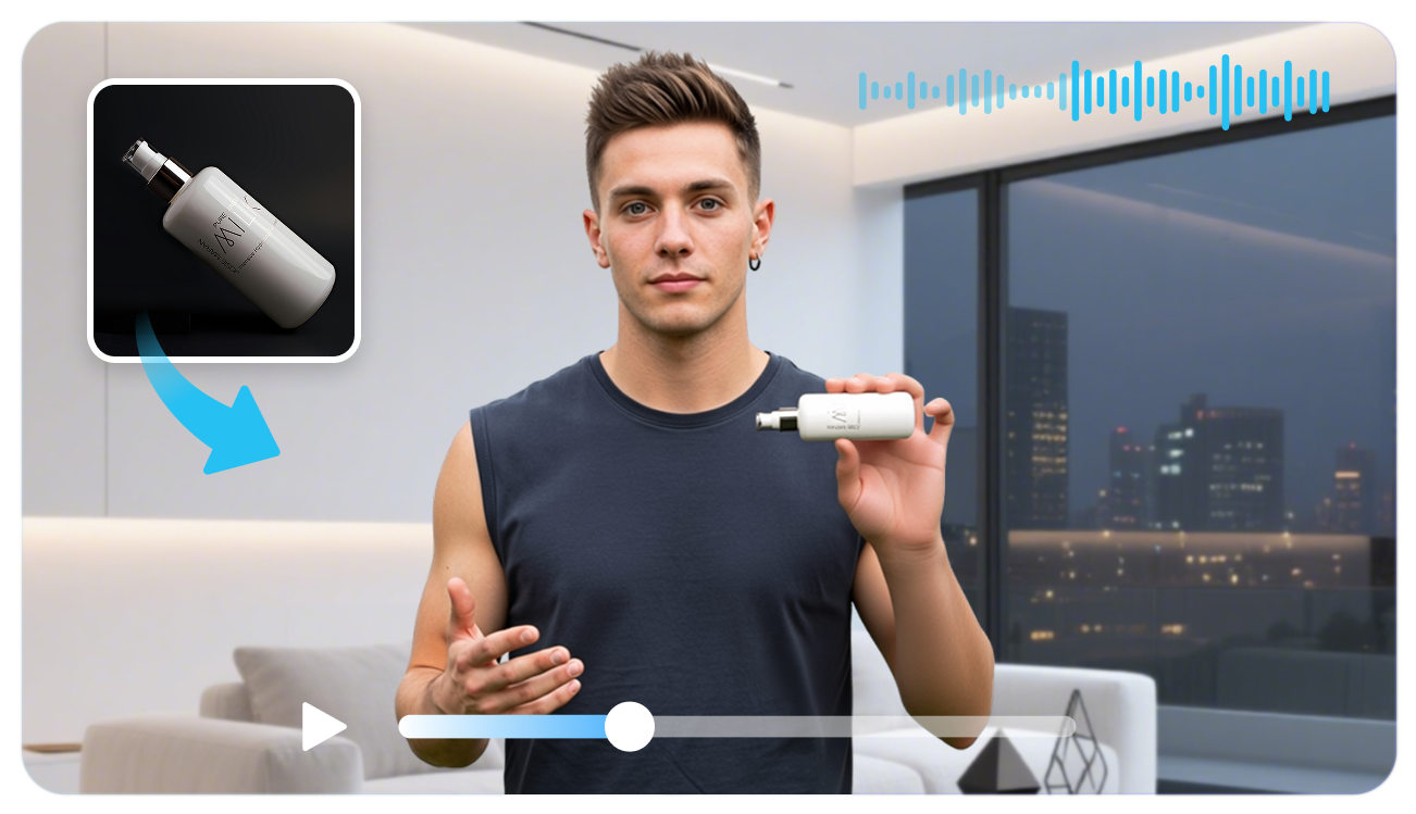 product showcase in Pippit