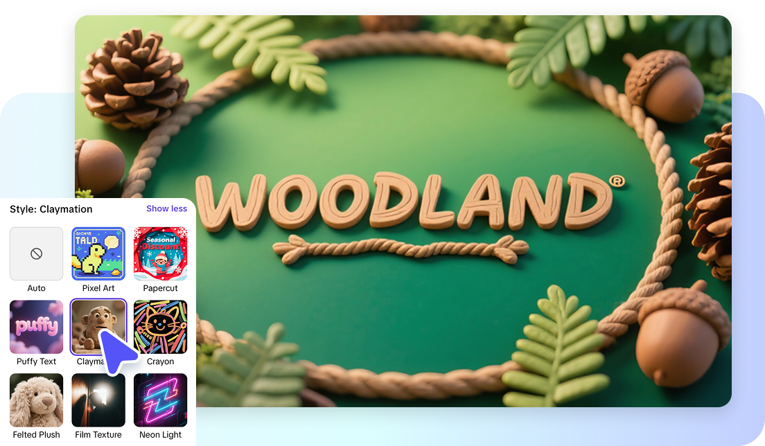 AI design tool for monogram