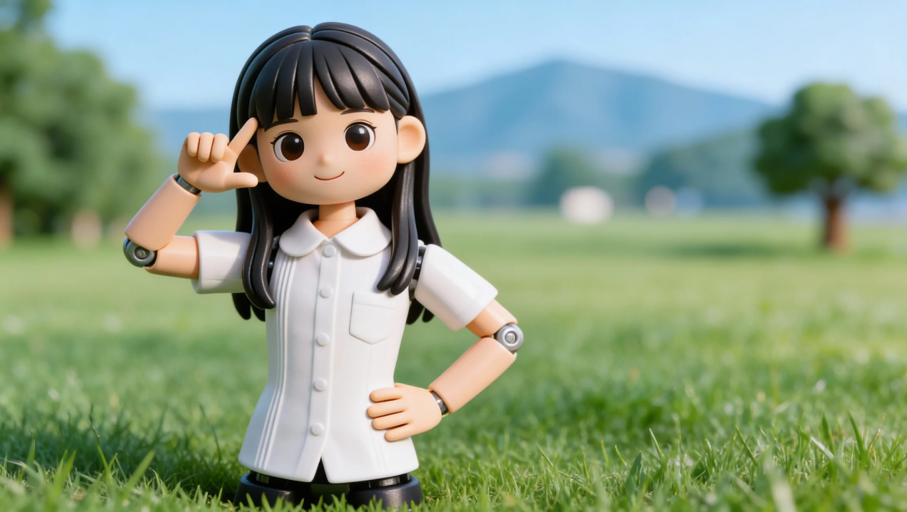 Real people turned into toys
