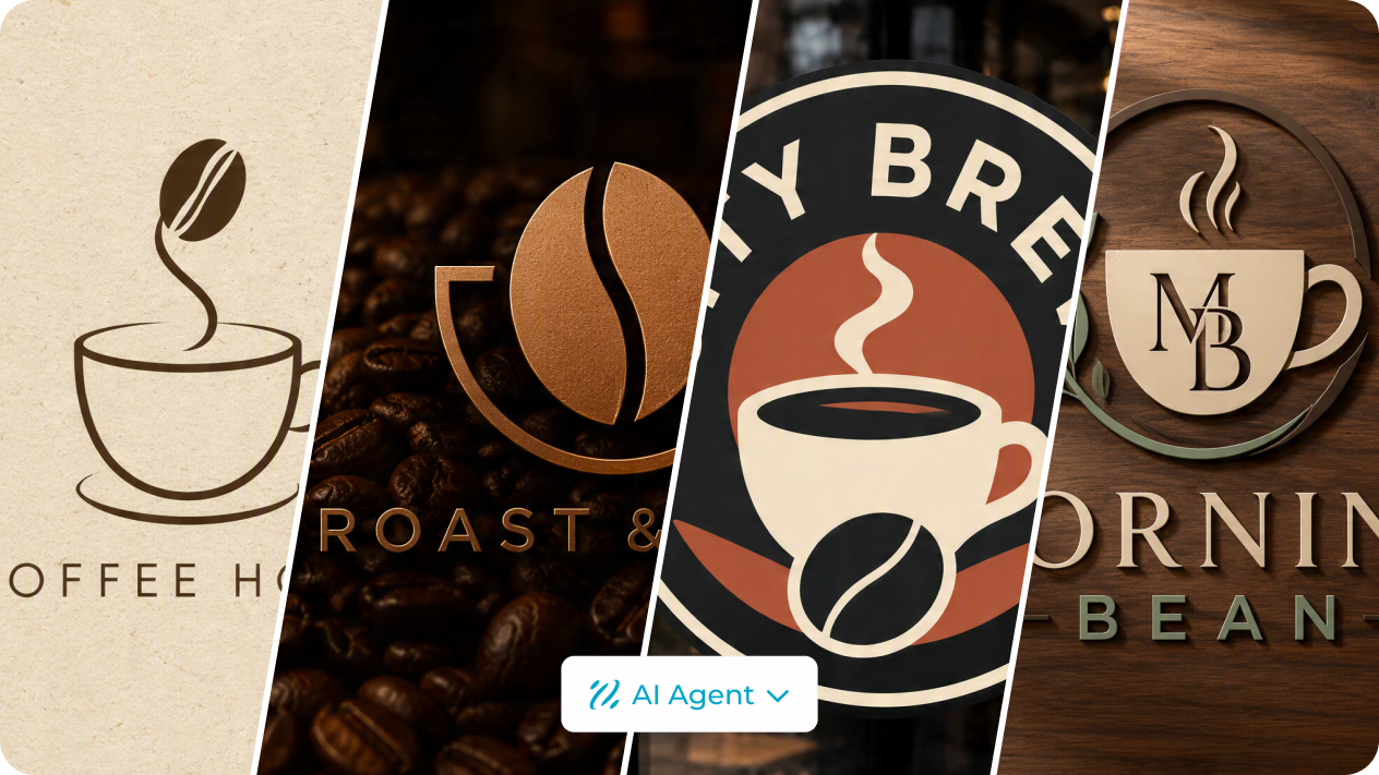 Create multiple logo variations with AI Agent
