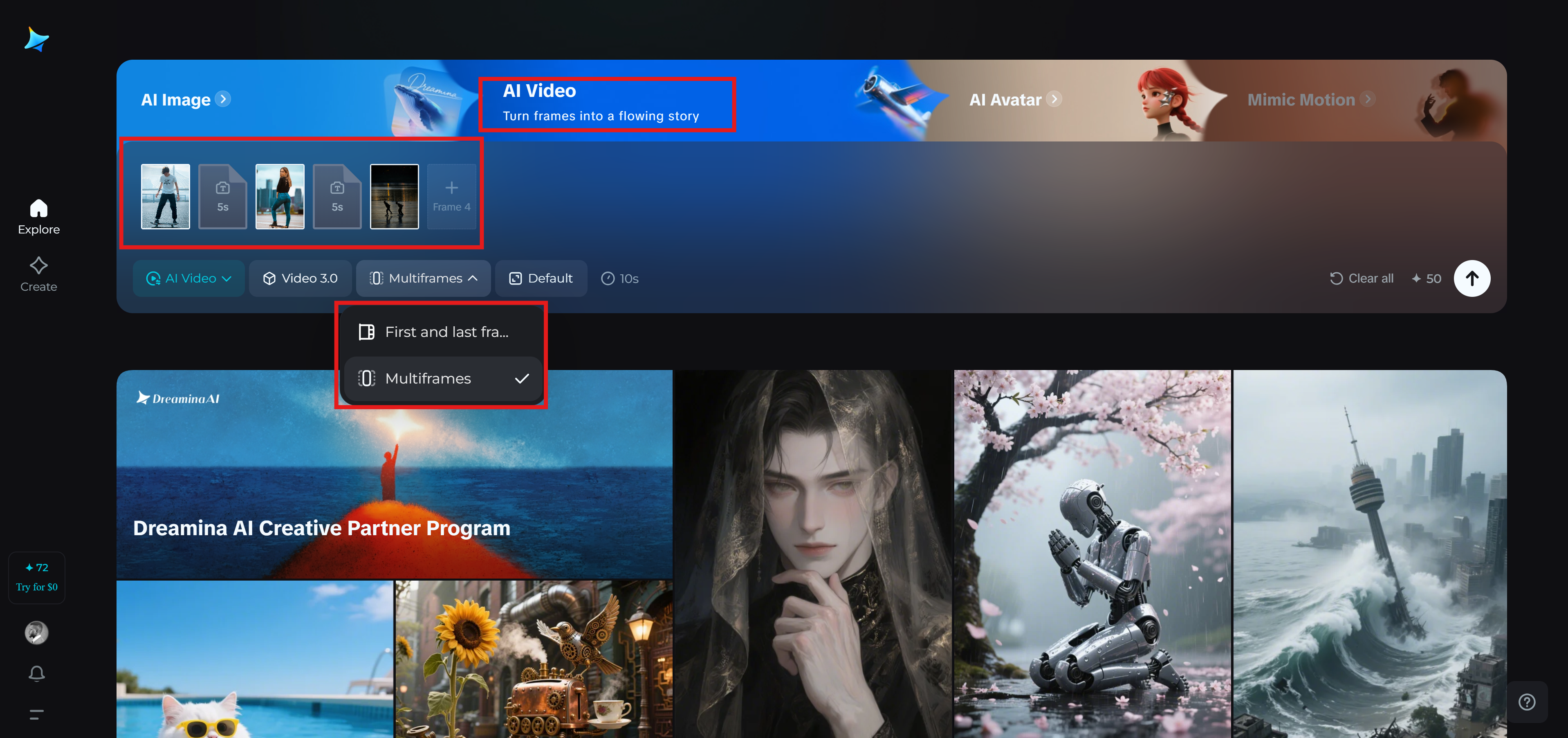 Create smooth video with Dreamina AI