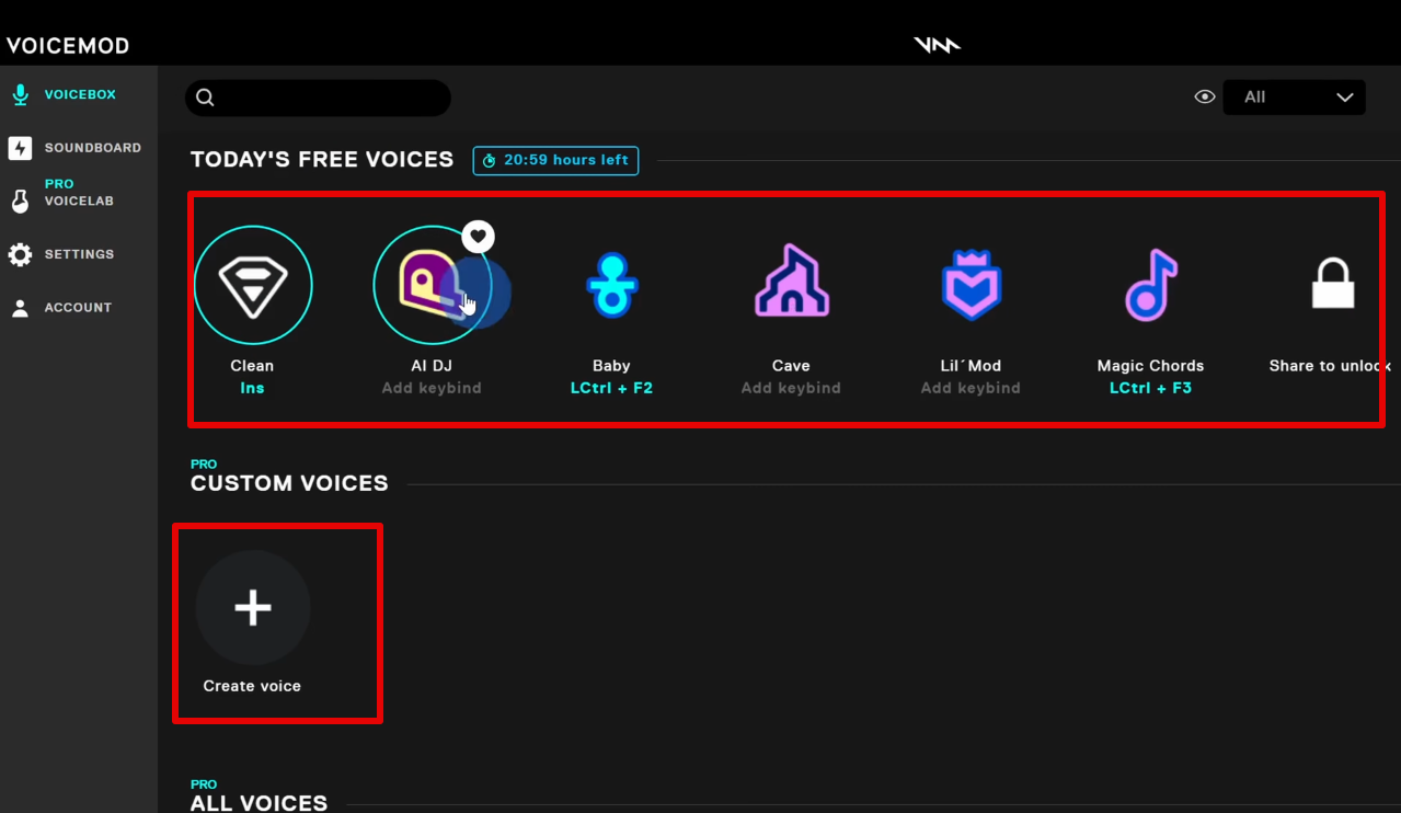 Voicemod voice modulator