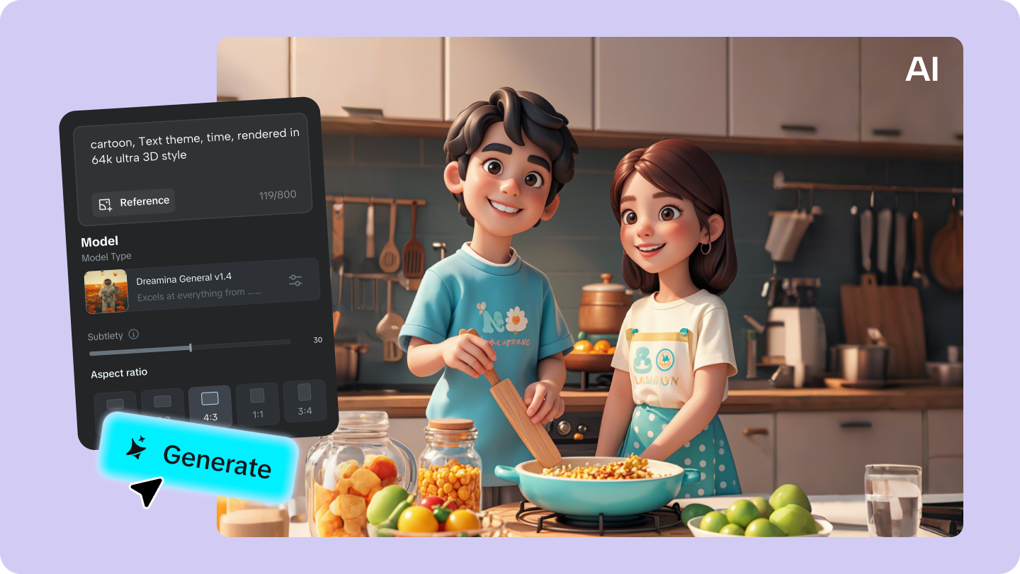 Trình tạo hình ảnh 3D AI