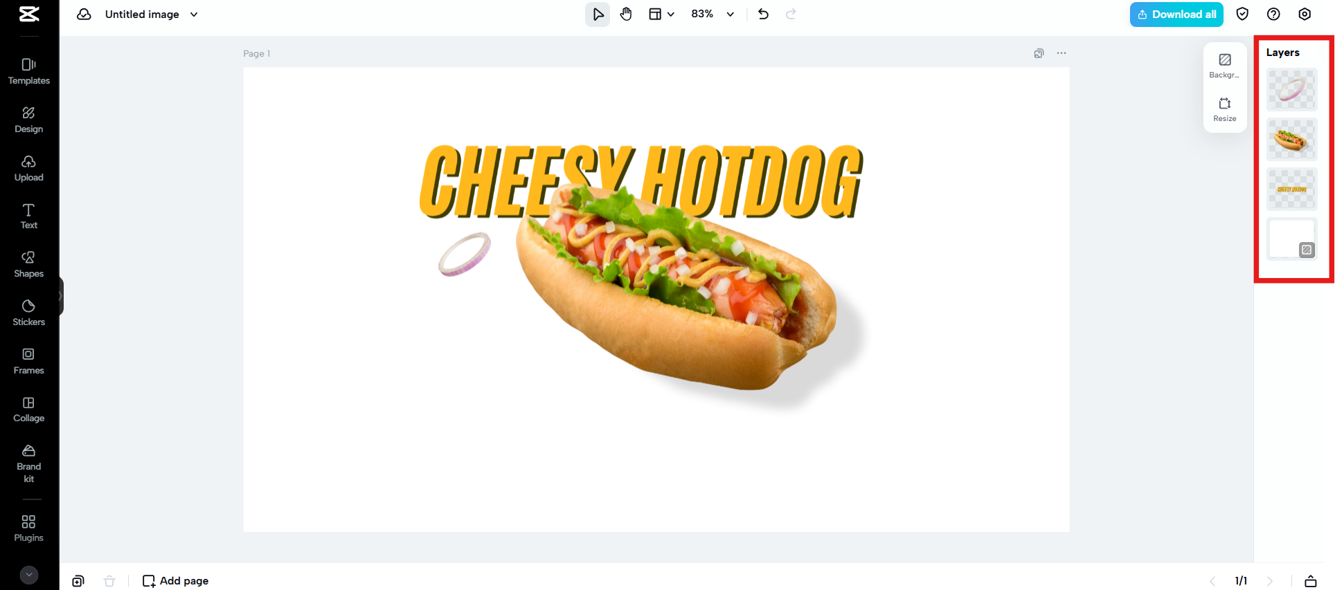 Настройка слоев