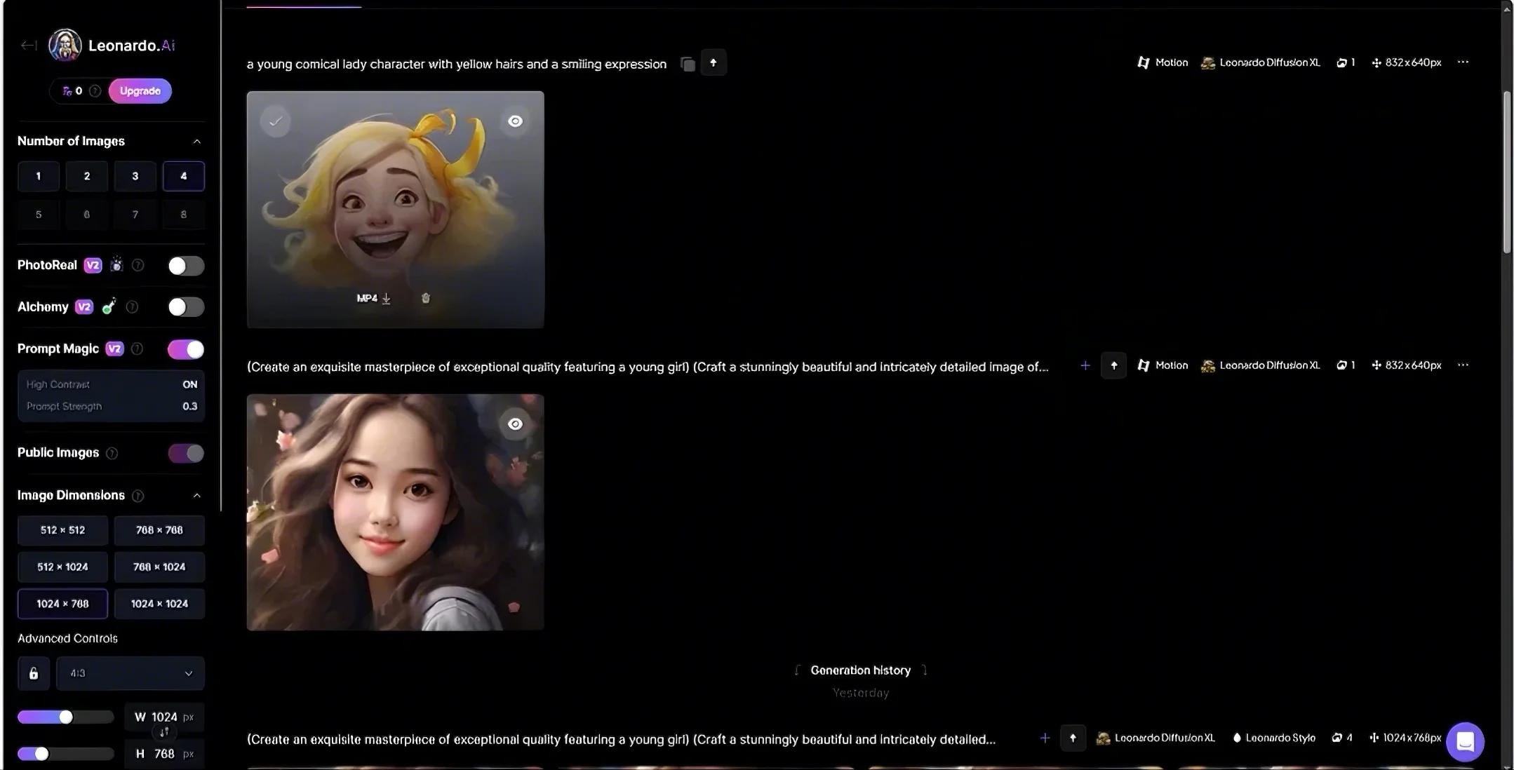 ai art generator video free
