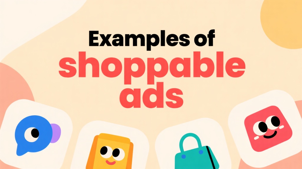 Mga halimbawa ng shoppable ads