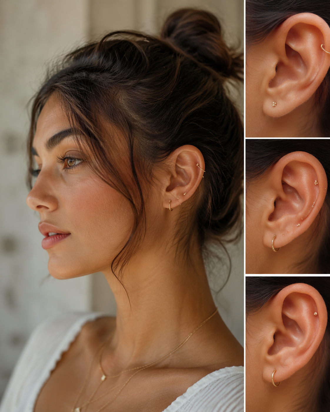 Dreamina virtuelles Piercing Probieren Sie auf Prompt Beispiel 3: Kleiner Reifen Schmuck Try-On