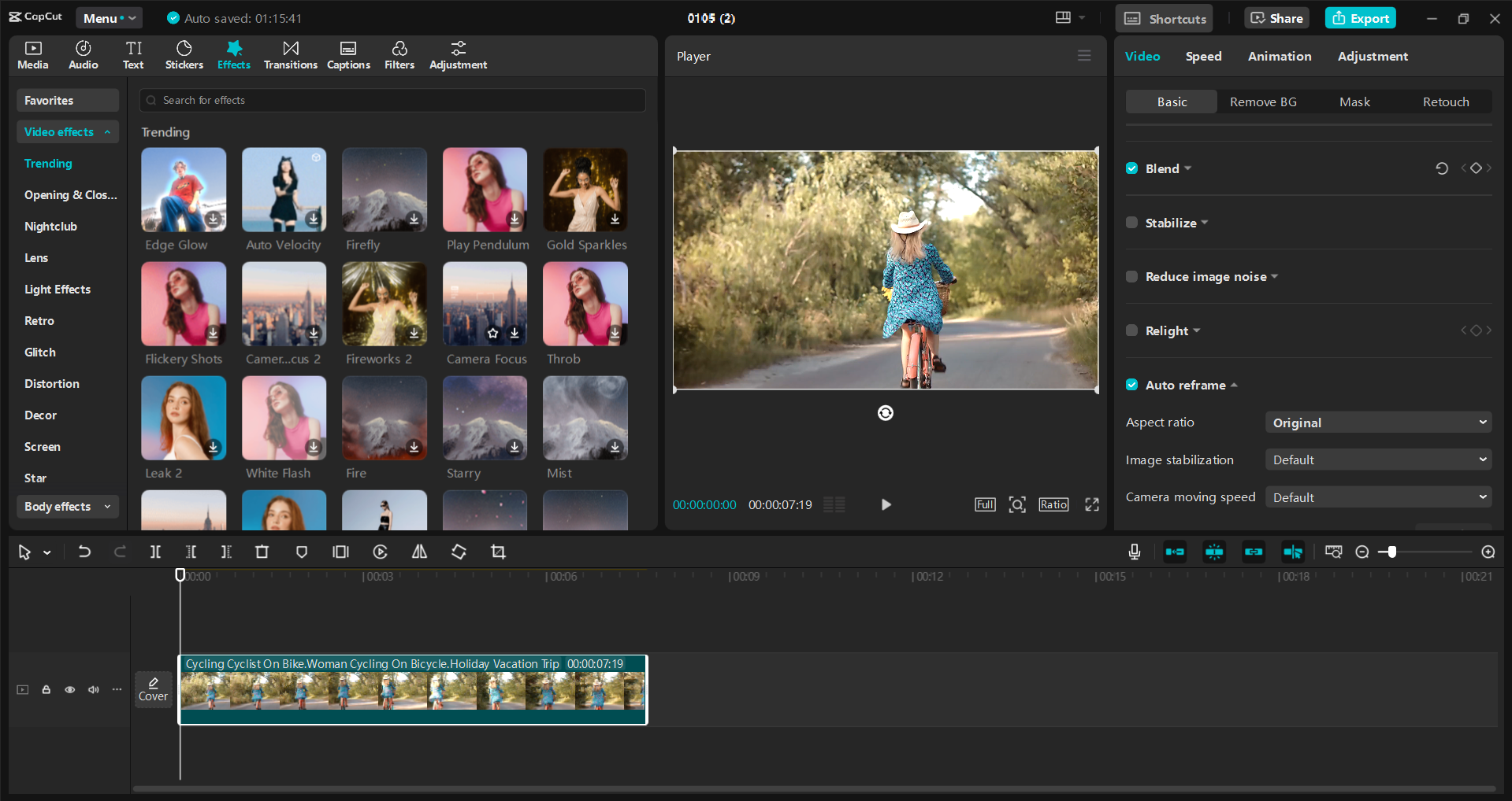 Interface of the CapCut desktop video editor - a tool to make highly quality videos to increase YouTube CPM