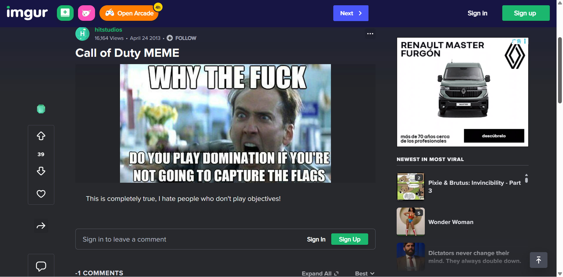 Imgur - the known site to search for Call of Duty memes