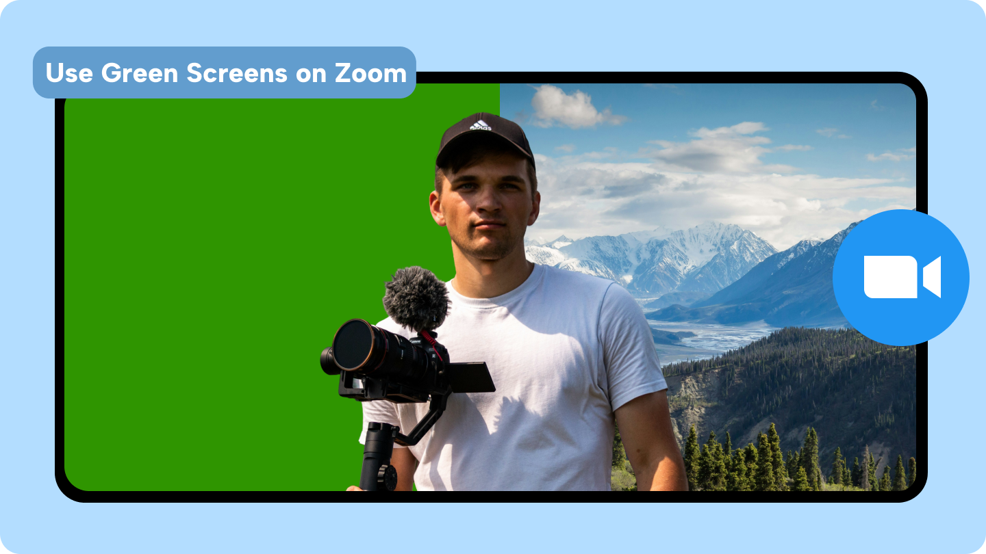 green screen zoom