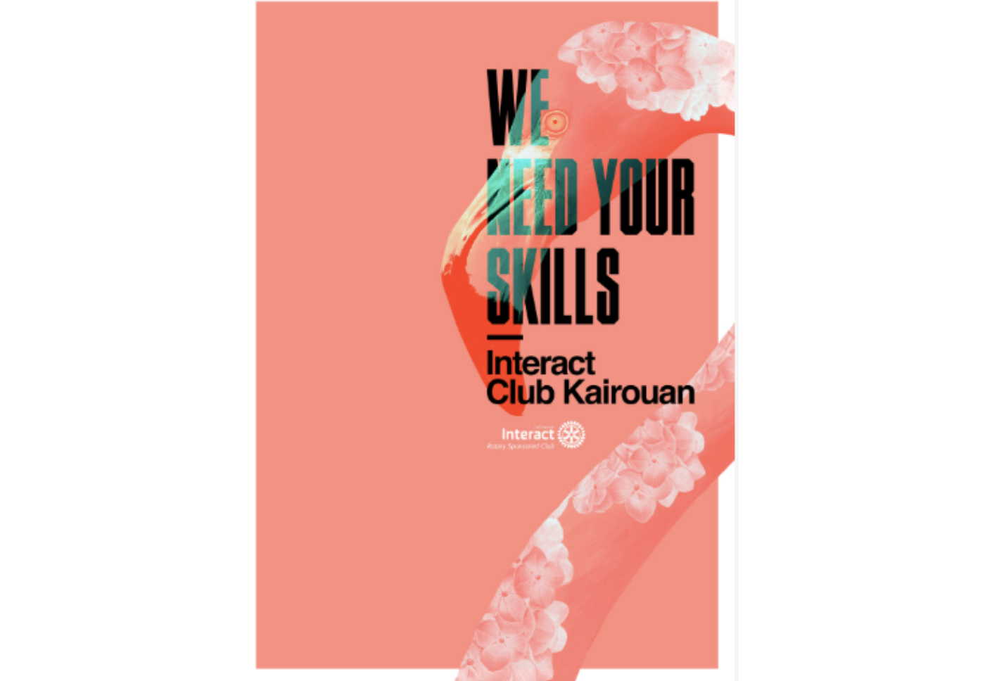 Bright, colorful event poster