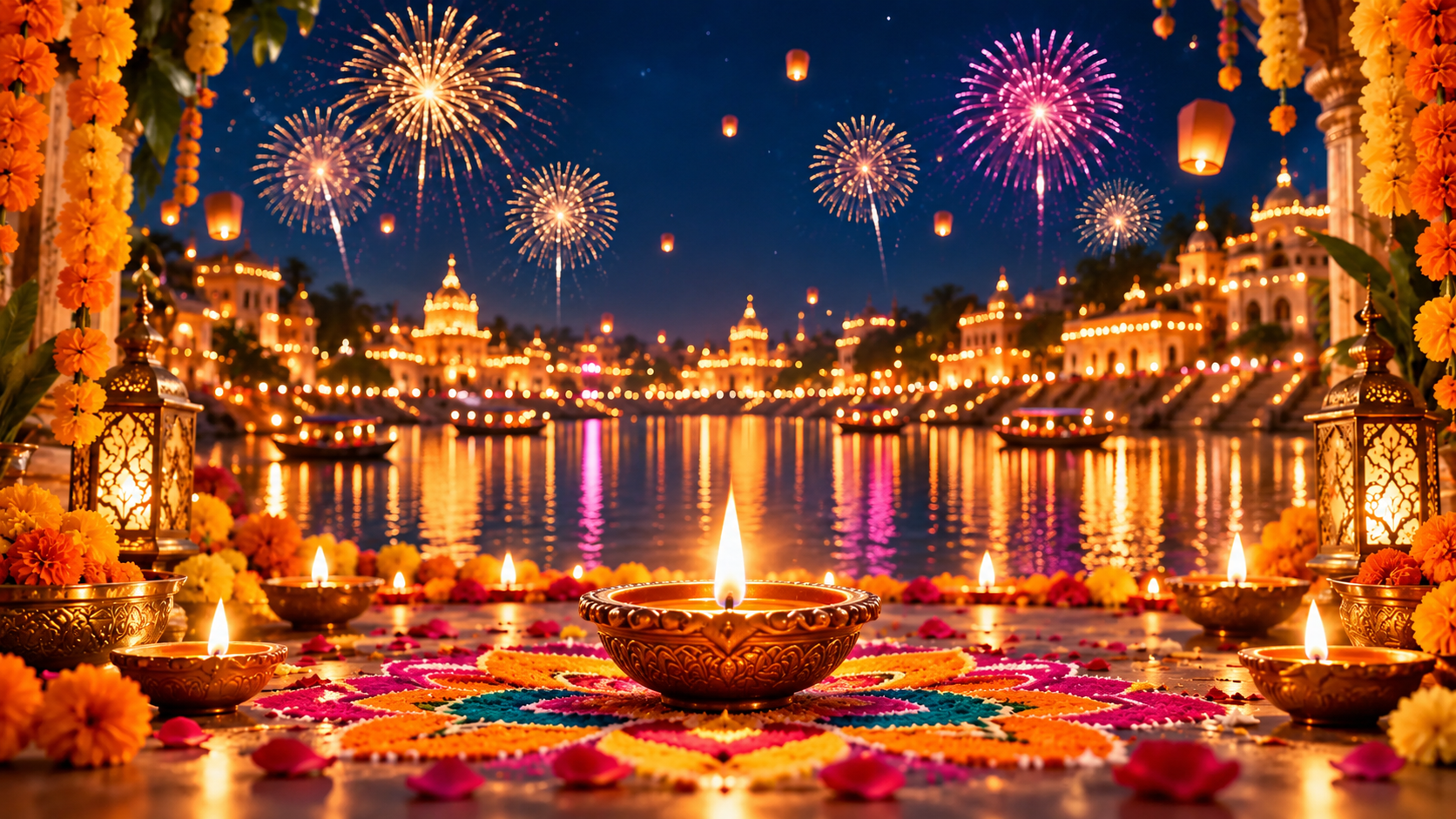 Diwali wishes video example