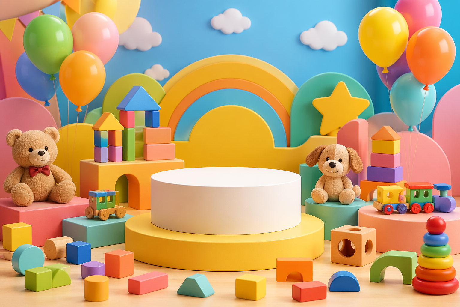 AI Toy Box playful campaign assets