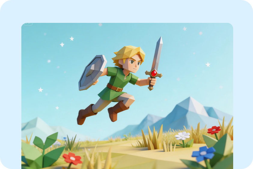  Low-poly game assets