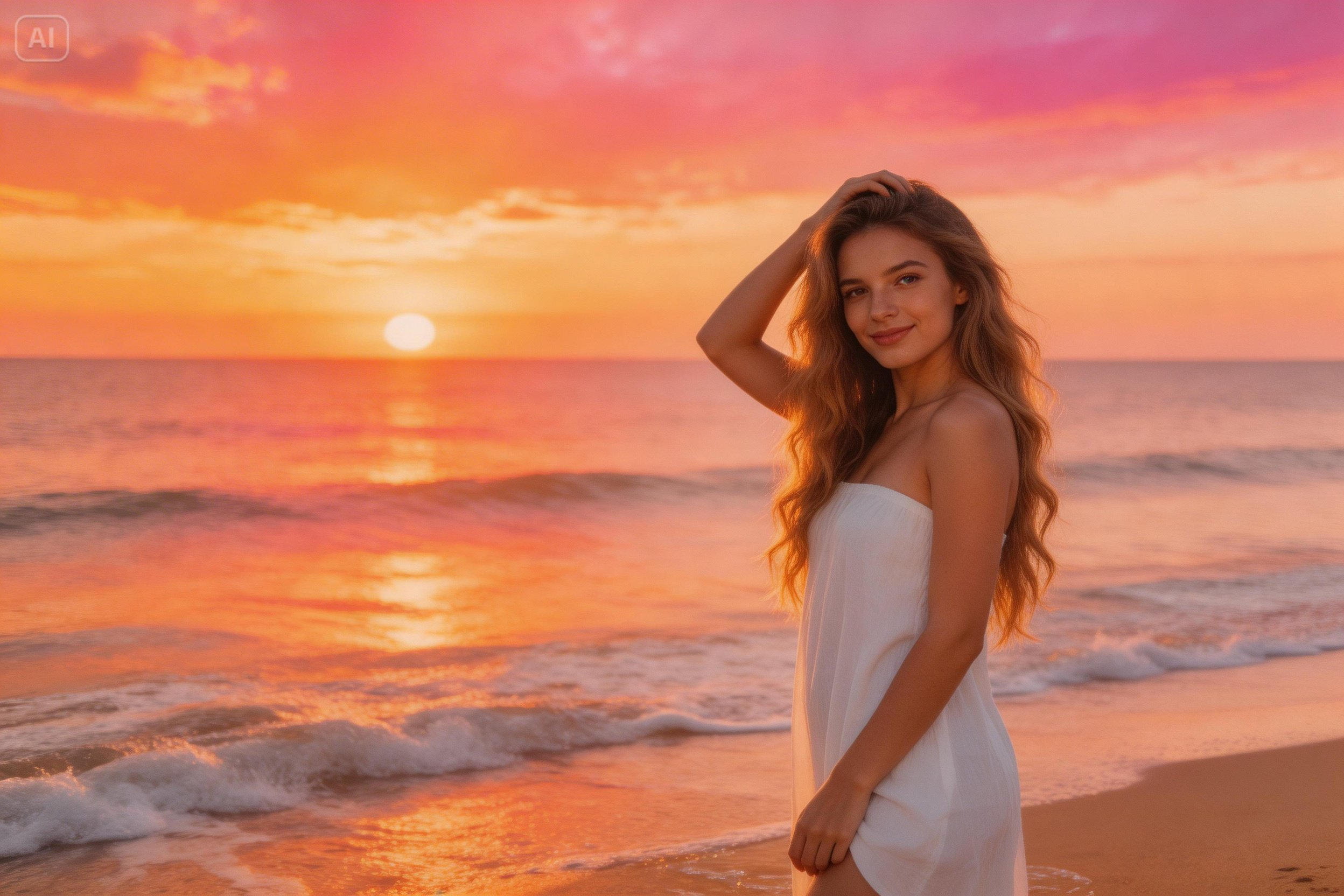 Verbeter zonsondergangfoto 's met AI