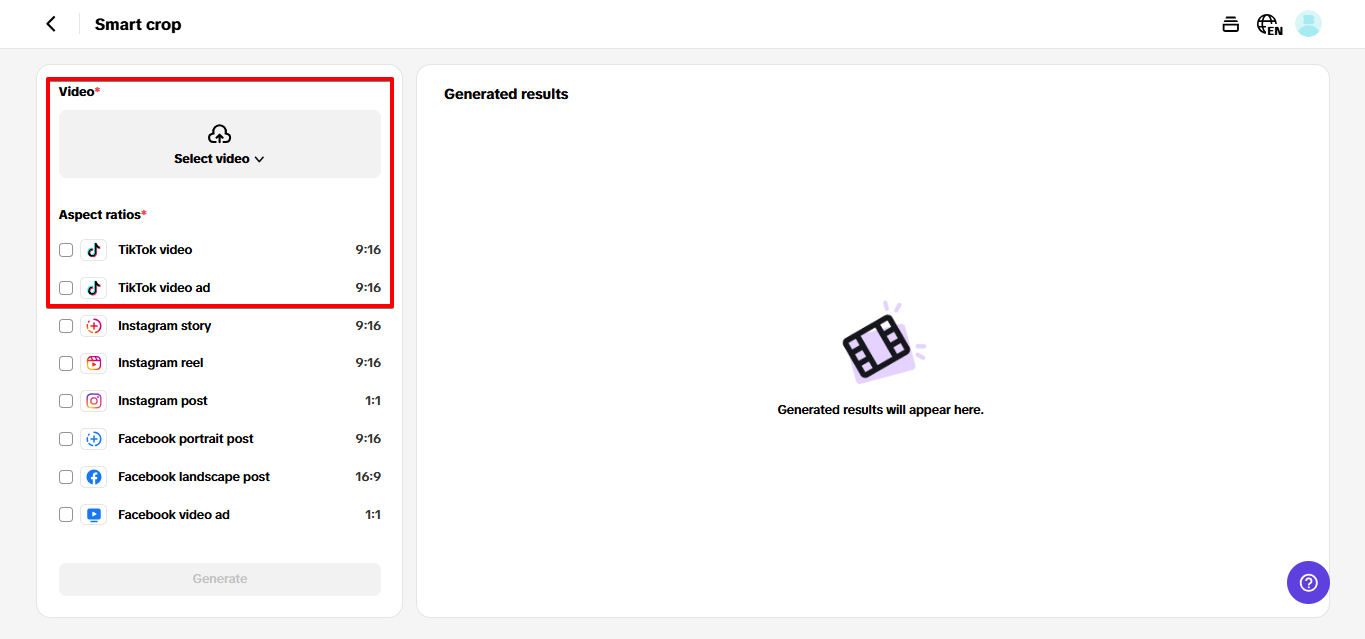 Corte inteligente no Pippit