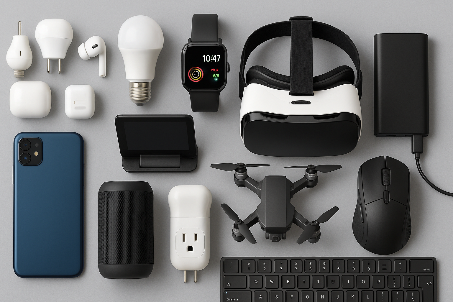 Tech gadgets and accessories