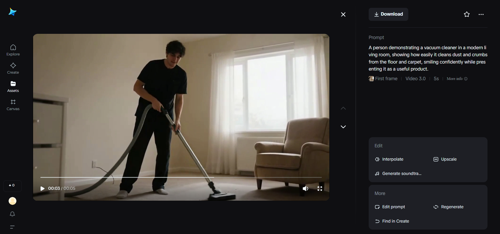 Promotional content videos