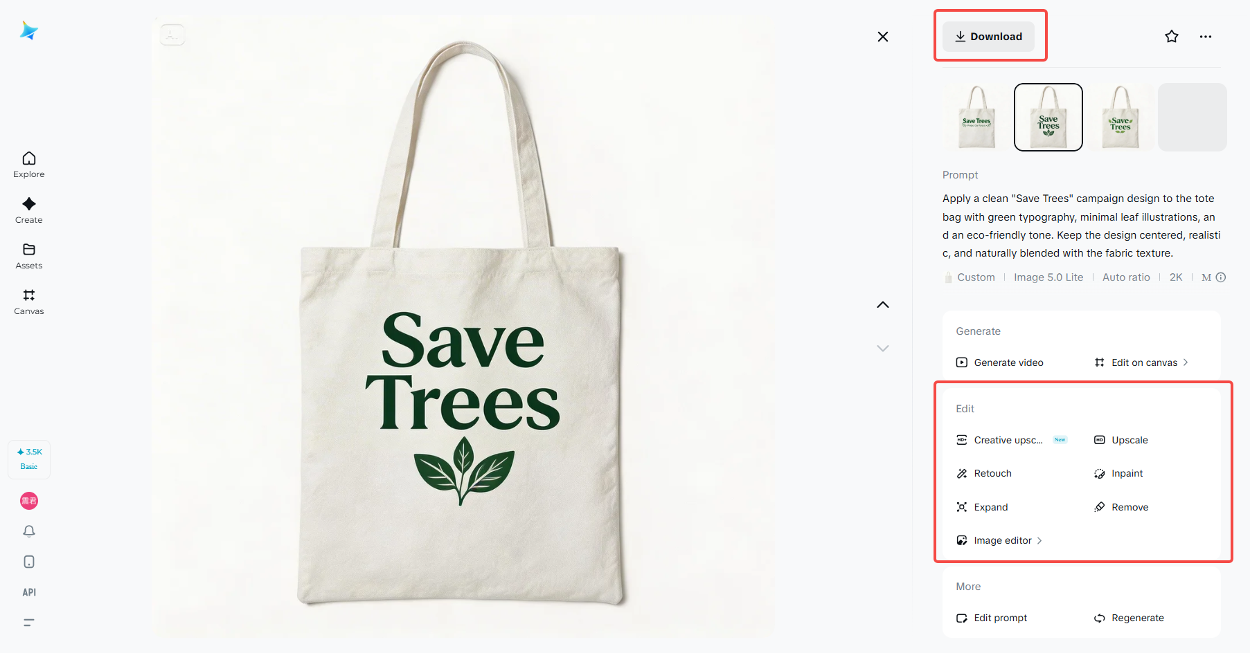 Revizuiți, rafinați și descărcați mockup-ul