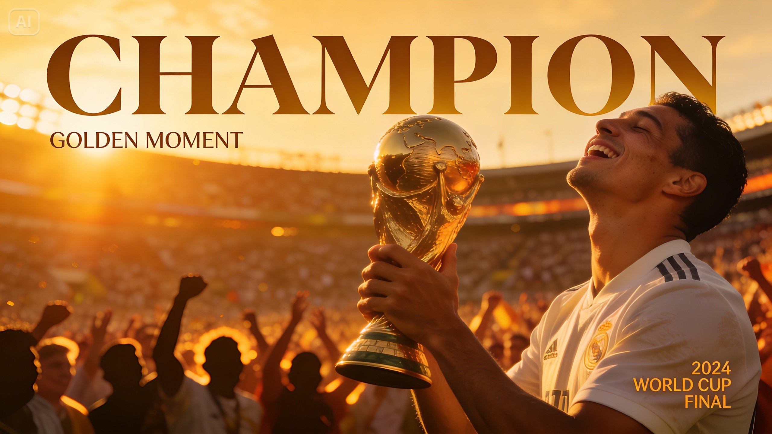Solicitarea posterului Cupei Mondiale AI FIFA