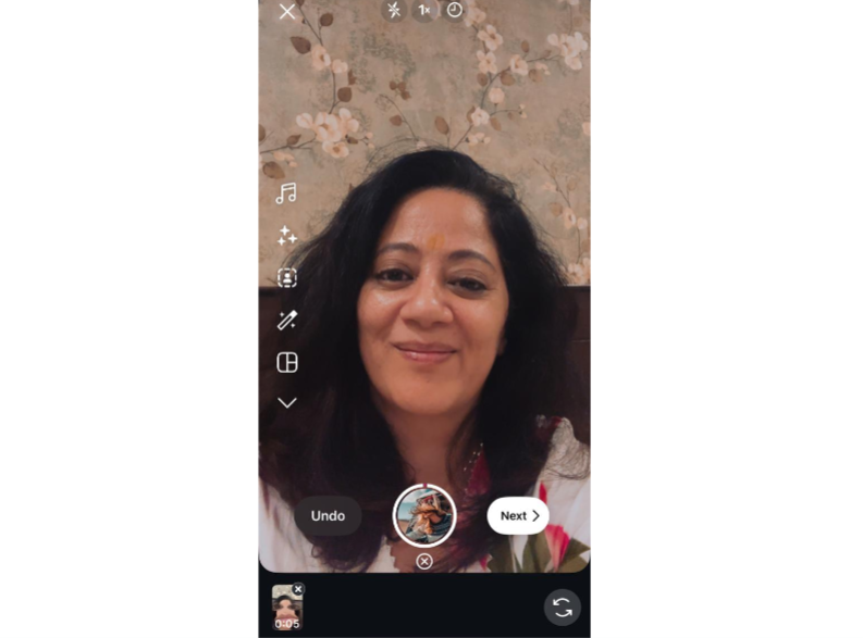 Instagram aesthetic effect example