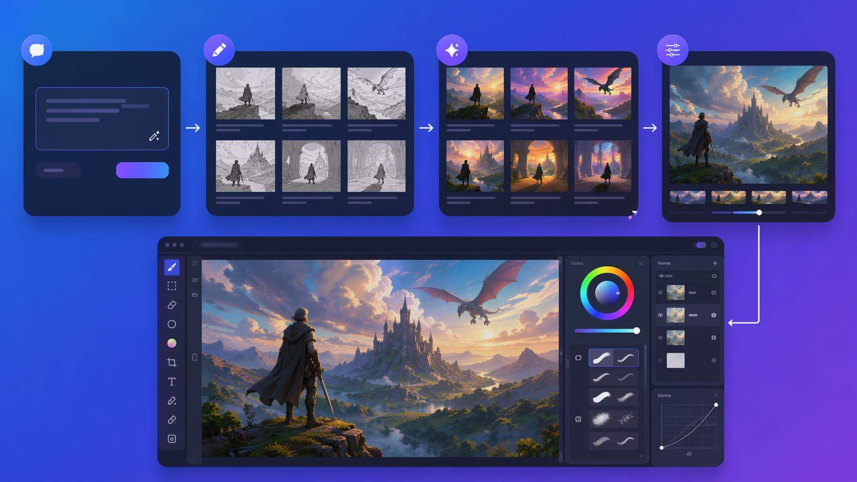 16:9 alternative Dreamina workflow visual for Venice AI