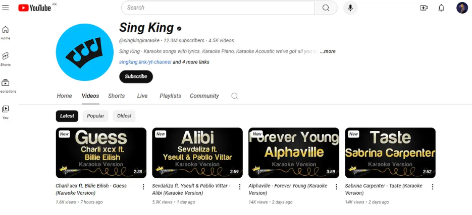 Sing King