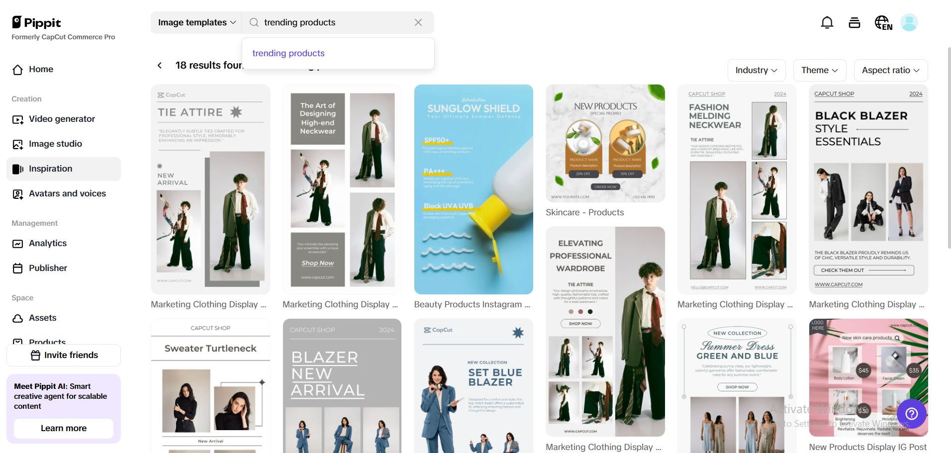 Customizable poster templates
