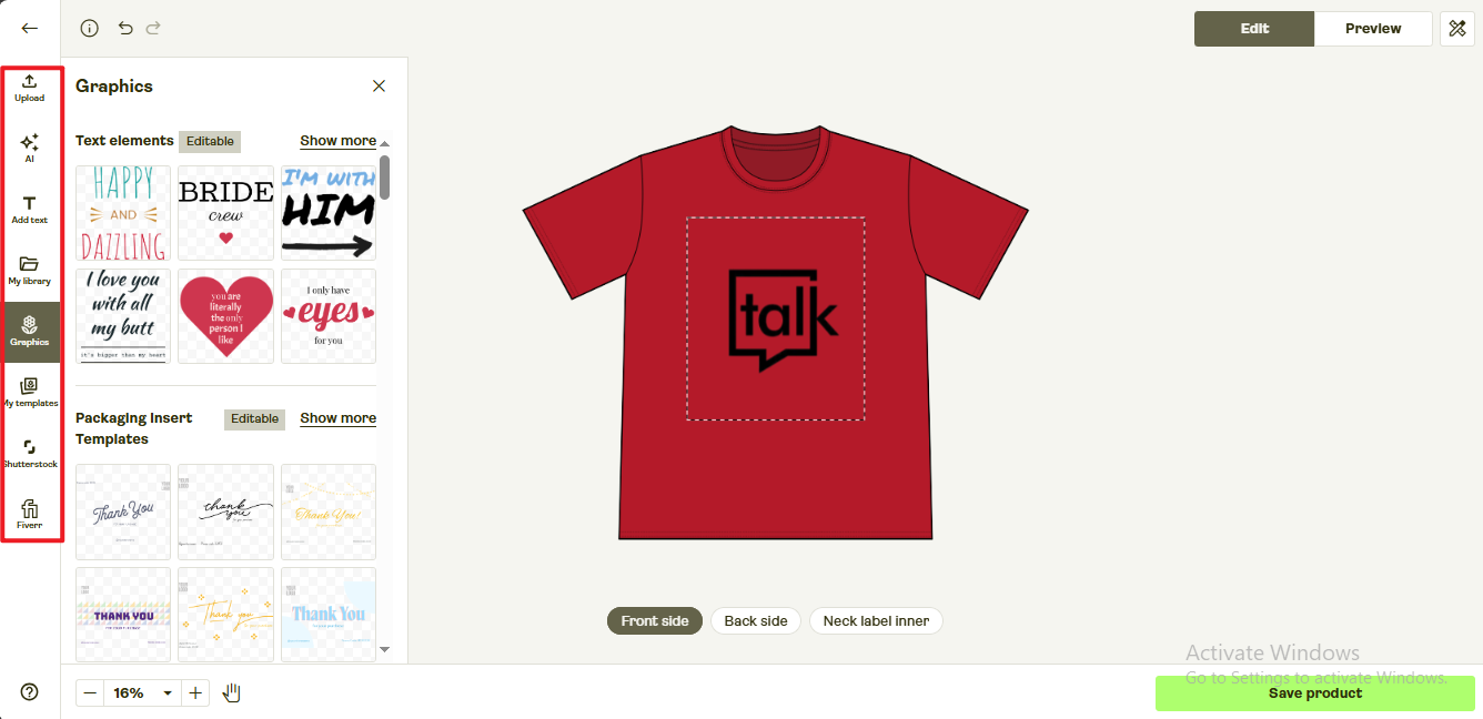 create your own merch for free