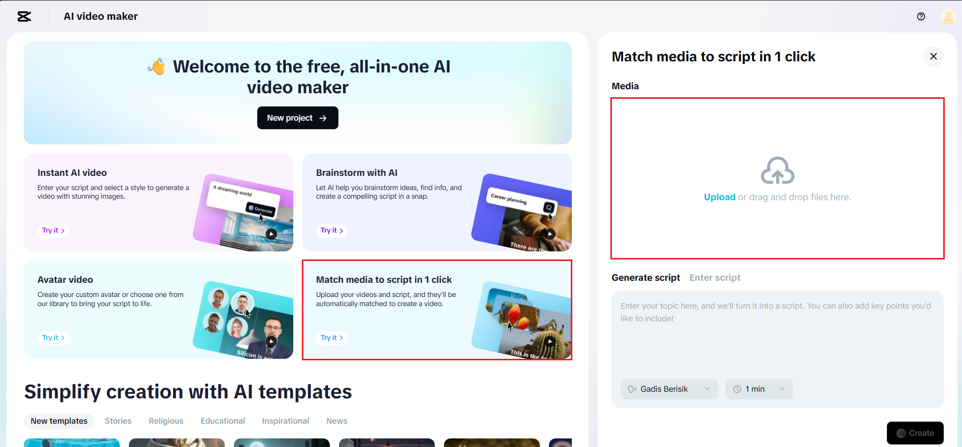 Tải lên nội dung UGC và phương tiện truyền thông của bạn.