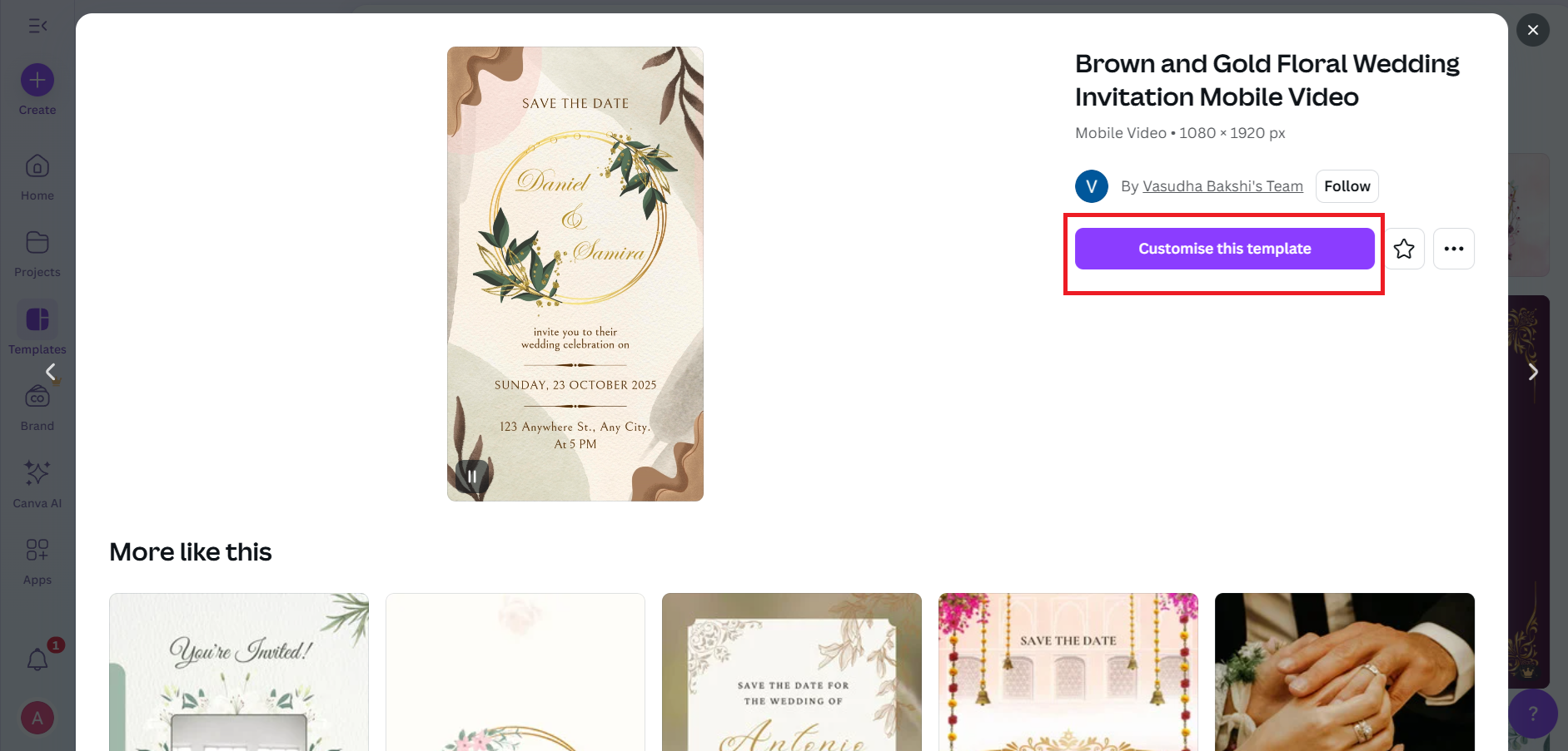 Customize the design