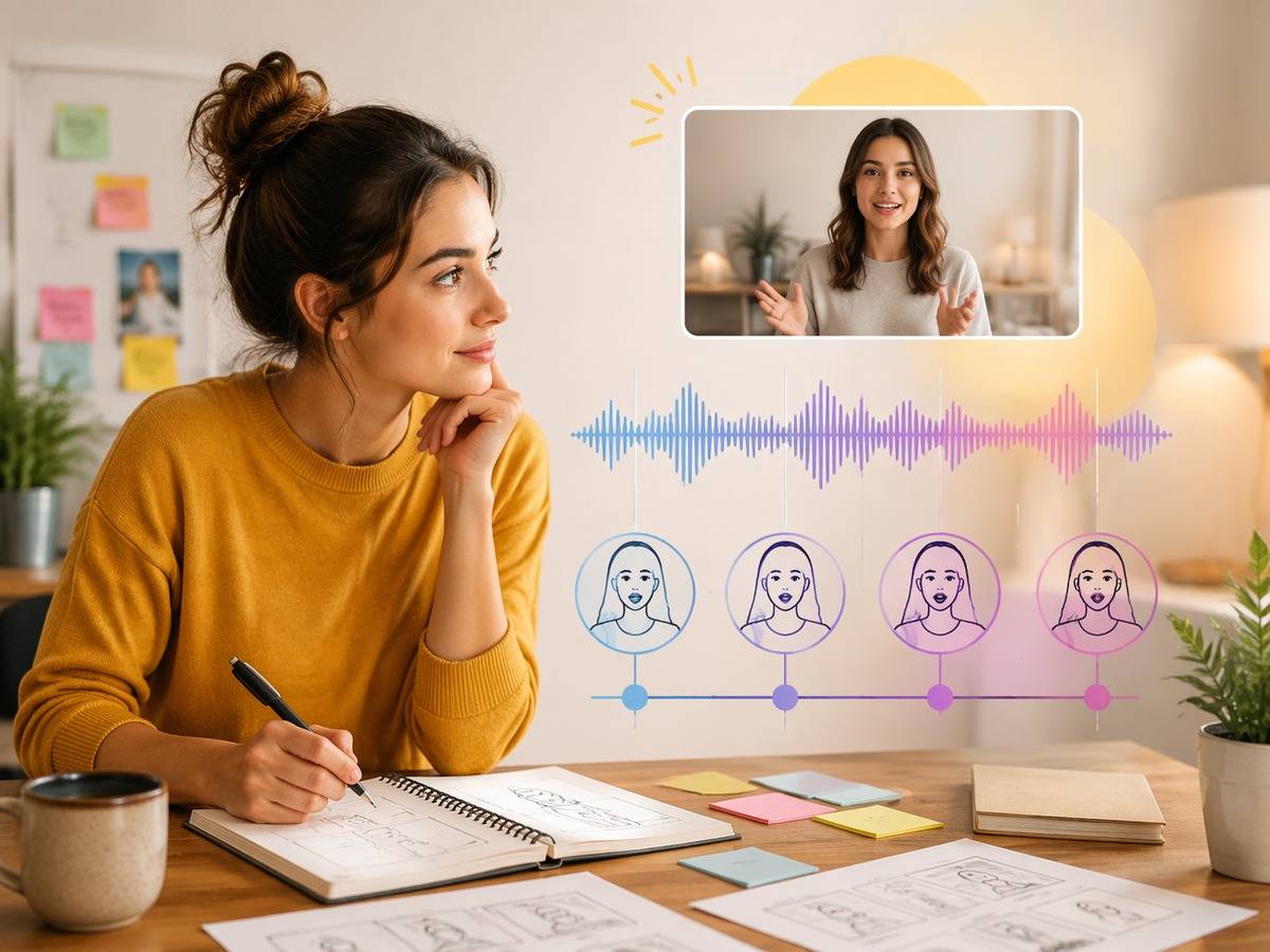 Marketing Video Lippensynchronisation Prompt Cover 3 in 4: 3
