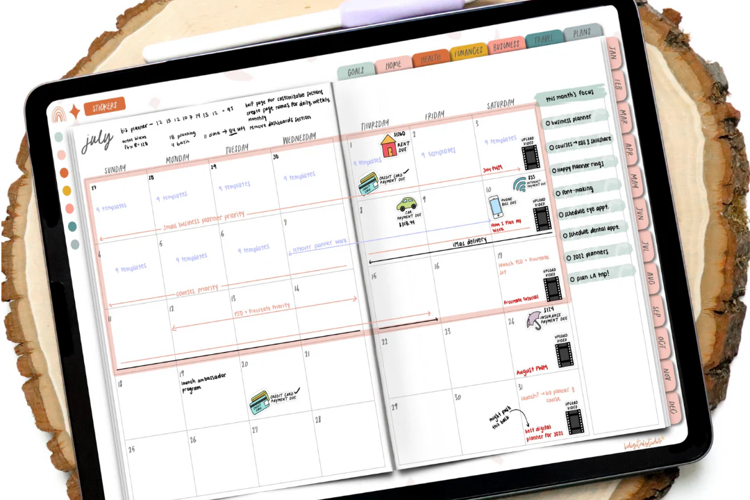 A digital planner