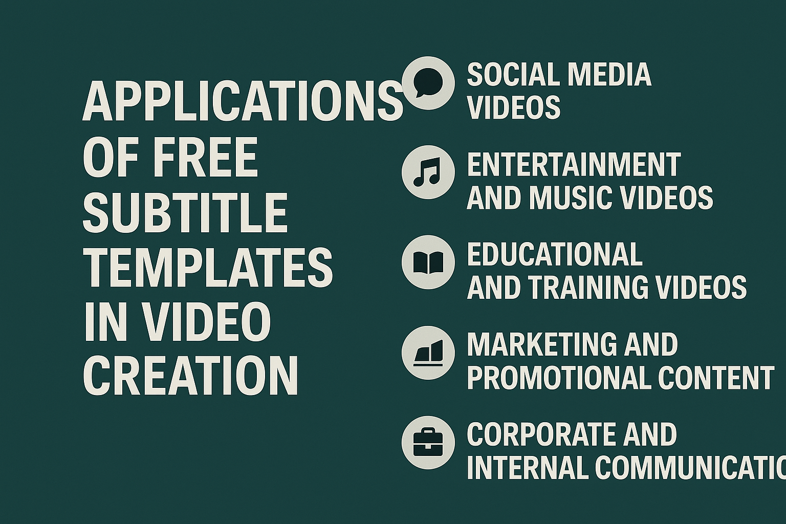 Altyazı şablonlarının kullanım alanları