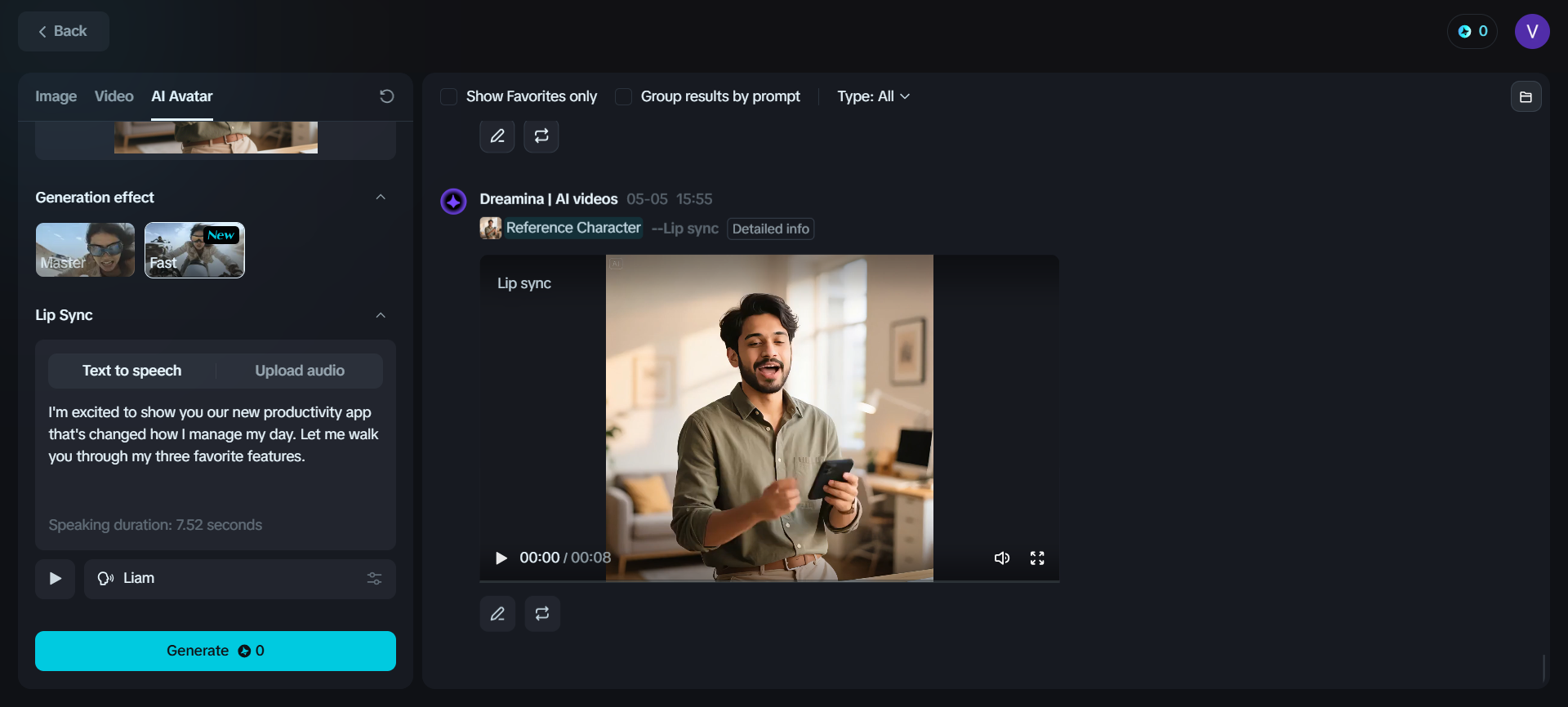 Product demonstration
