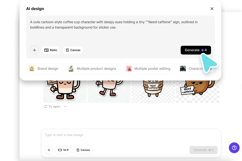Creating stickers