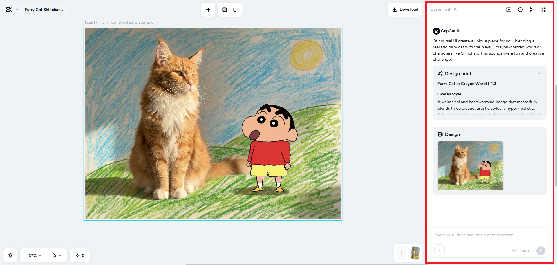 Refine using AI prompts
