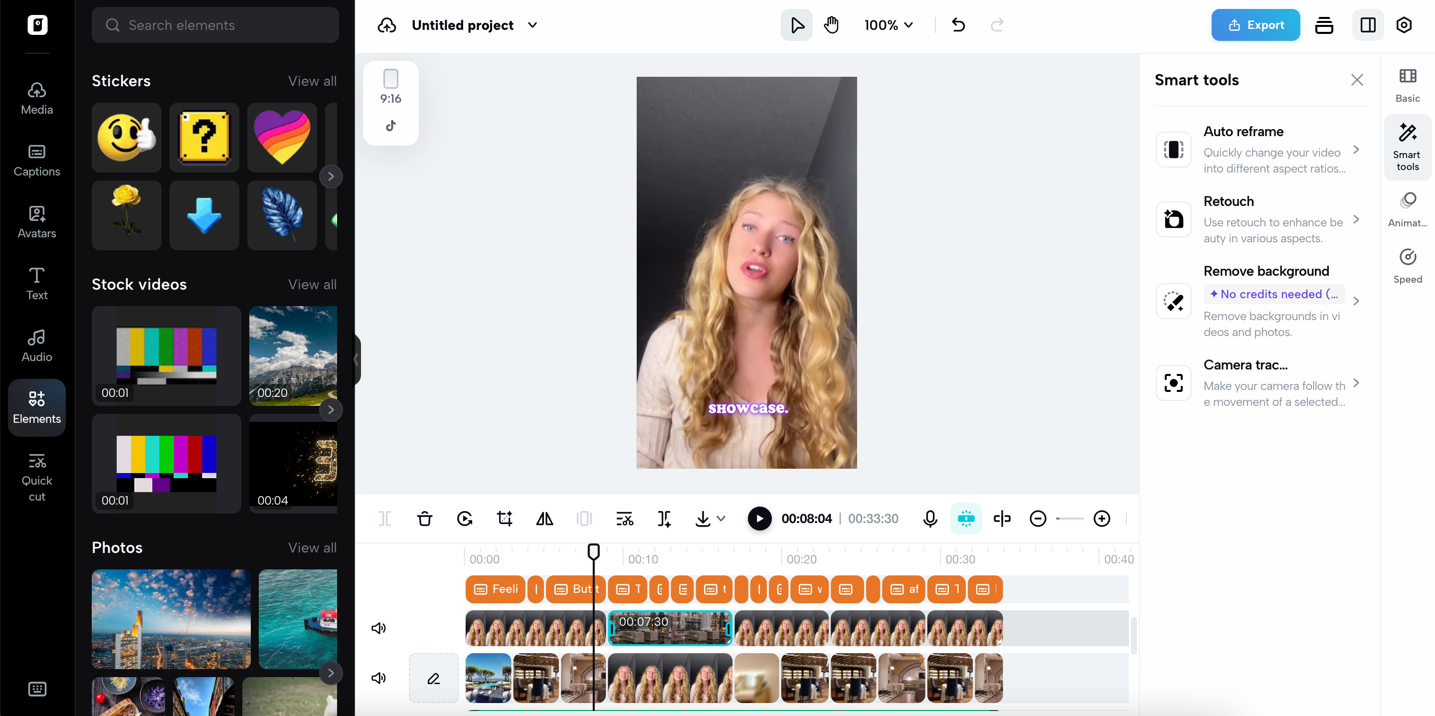 Advanced video and image editing
