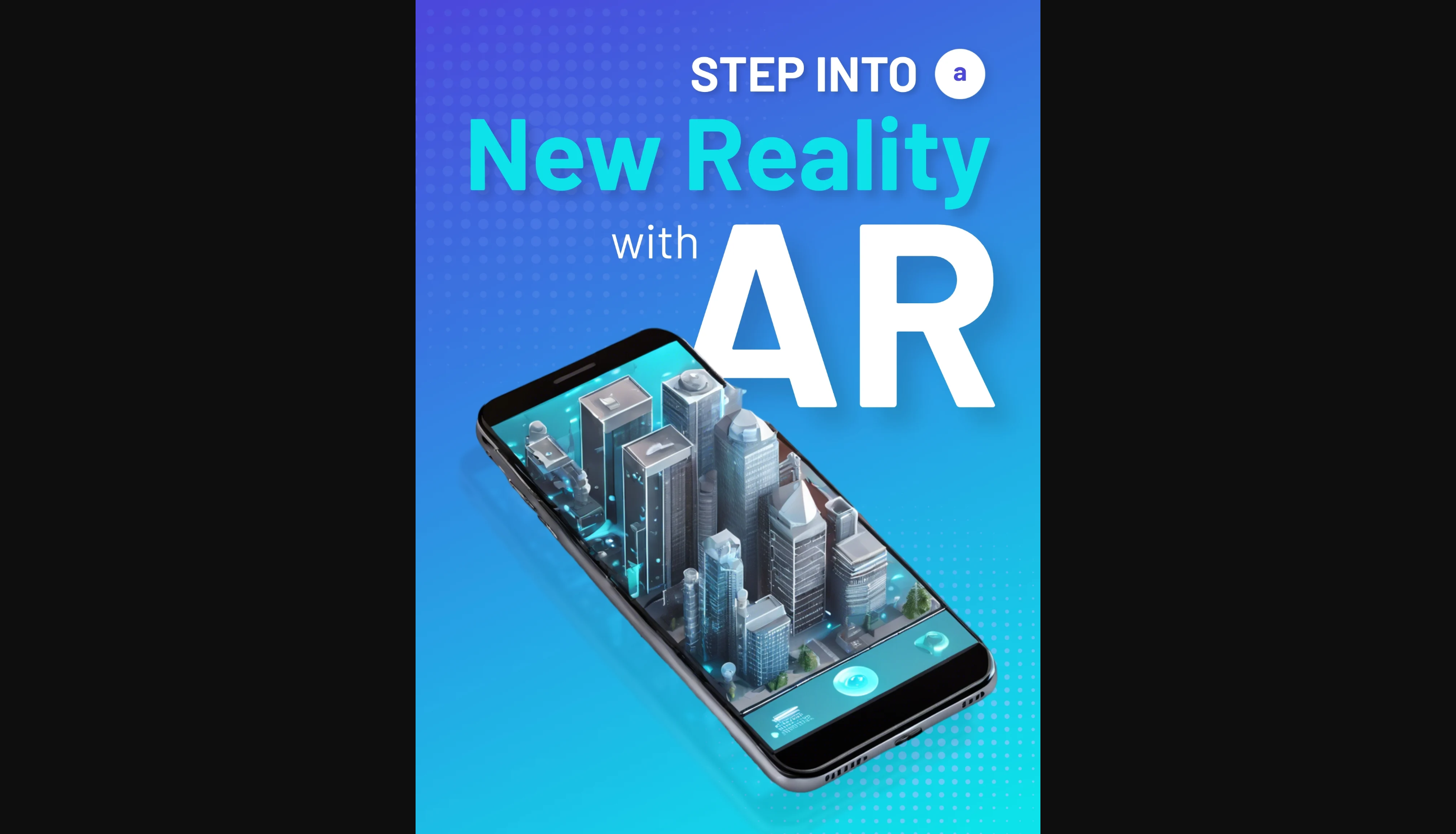 Poster design ideas for sales: Augmented reality (AR) experiences