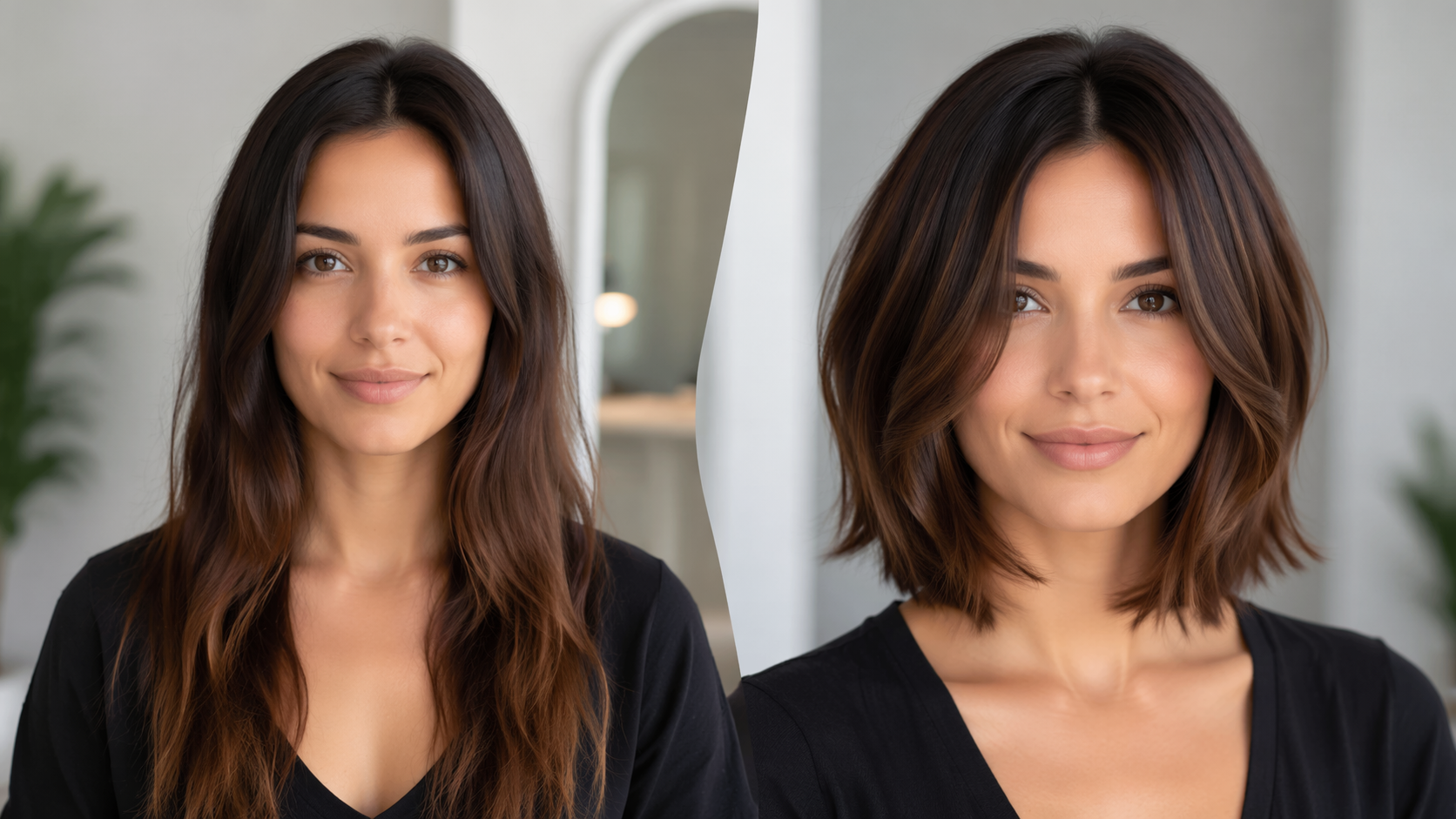 Dreamina edit hair in photo prompt example 6: Editorial hair makeover