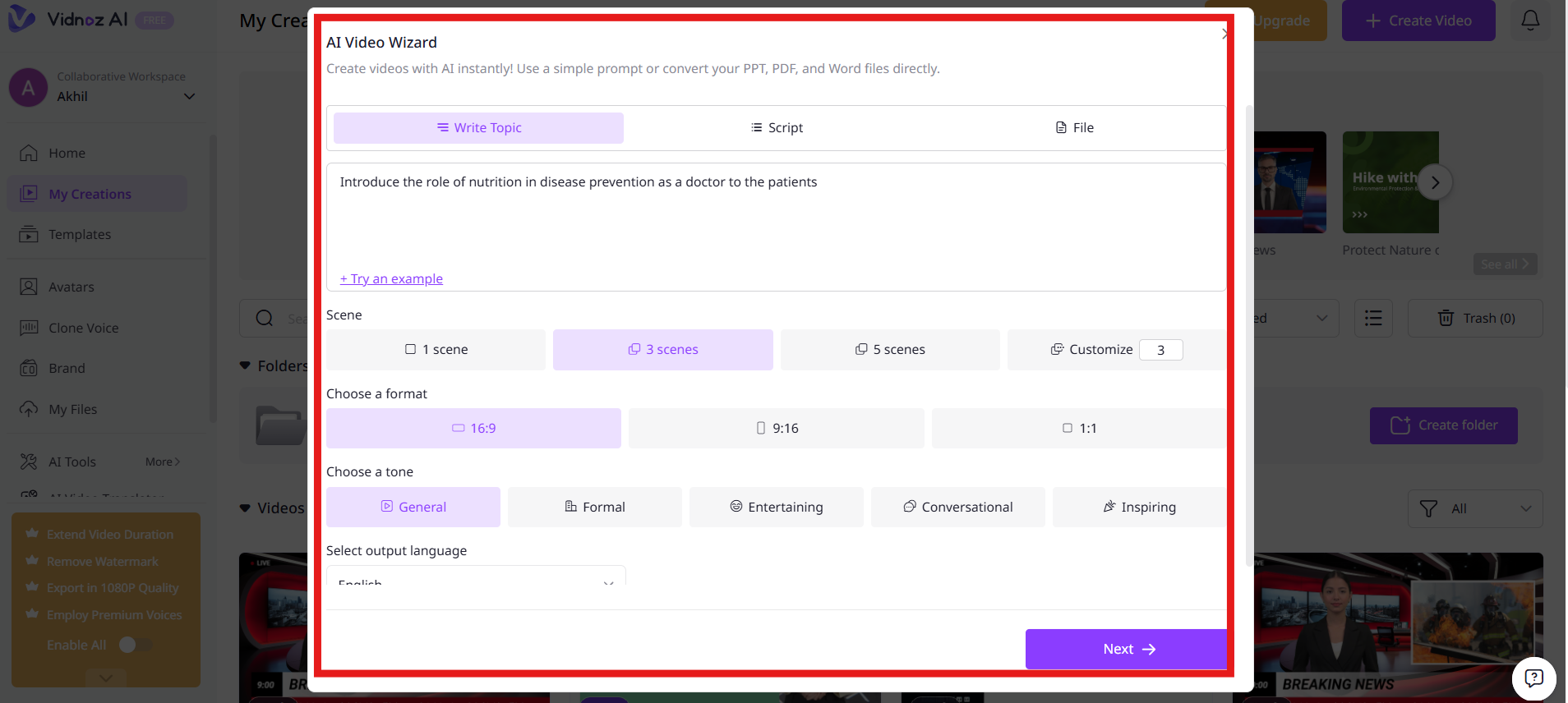 Masukkan naskah atau topik